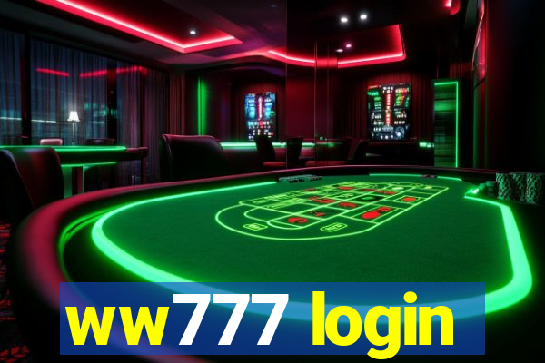 ww777 login